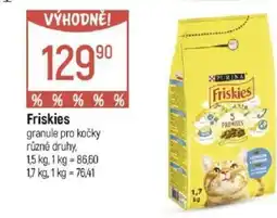 Globus Friskies granule pro kočky nabídka