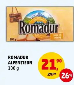 Penny Market ROMADUR ALPENSTERN nabídka