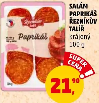 Penny Market SALÁM PAPRIKÁŠ ŘEZNÍKŮV TALÍŘ nabídka