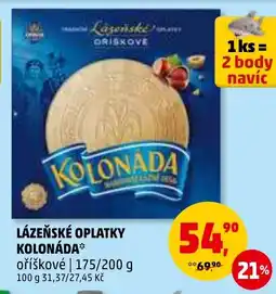 Penny Market LÁZEŇSKÉ OPLATKY KOLONÁDA nabídka