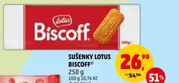 Penny Market SUŠENKY LOTUS BISCOFF nabídka