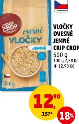 Penny Market VLOČKY OVESNÉ JEMNÉ CRIP CROP nabídka
