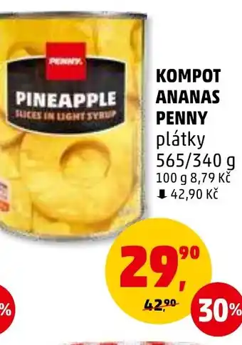 Penny Market KOMPOT ANANAS PENNY nabídka