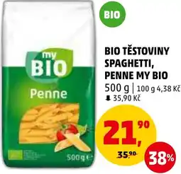 Penny Market BIO TĚSTOVINY SPAGHETTI, PENNE MY BIO nabídka