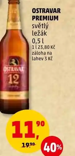 Penny Market OSTRAVAR PREMIUM 0.5L nabídka