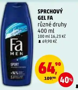 Penny Market SPRCHOVÝ GEL FA nabídka