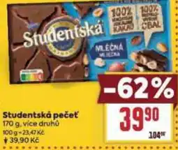 Billa Studentská pečeť nabídka