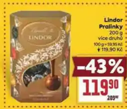 Billa Lindor Pralinky nabídka