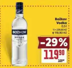 Billa Božkov Vodka 0,5L nabídka