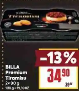 Billa BILLA Premium Tiramisu nabídka