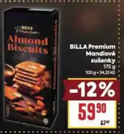 Billa BILLA Premium Mandlové sušenky nabídka