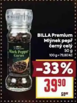 Billa BILLA Premium Mlýnek pepř černý celý nabídka