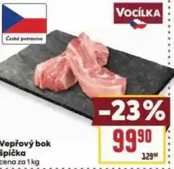Billa Vepřový bok špička nabídka