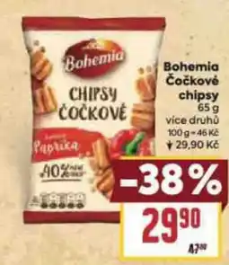 Billa Bohemia Čočkové chipsy nabídka