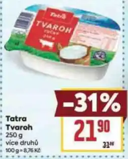Billa Tatra Tvaroh nabídka