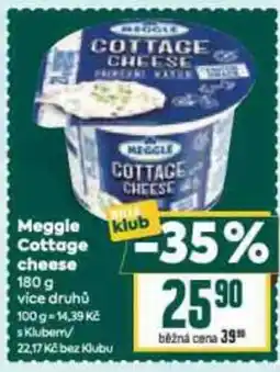 Billa Meggle cottage cheese nabídka
