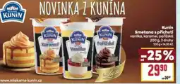 Billa Kunin Smetana s příchutí nabídka