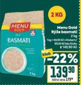 Billa Menu Gold Rýže basmati nabídka