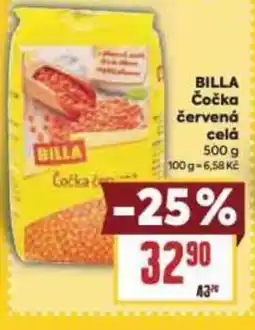 Billa BILLA Čočka červená celá nabídka