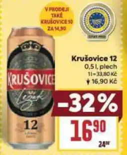 Billa Krušovice 12 0,5L nabídka