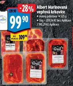 Albert Albert Marinovaná vepřová krkovice nabídka
