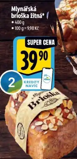 Albert Mlynářská brioška žitná nabídka