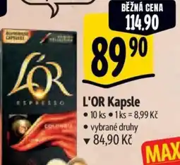 Albert L'OR Kapsle nabídka