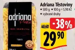 Albert Adriana Těstoviny nabídka
