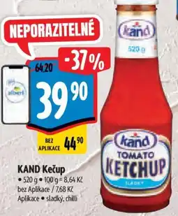 Albert KAND Kečup nabídka