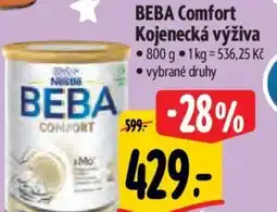 Albert BEBA Comfort Kojenecká výživa nabídka