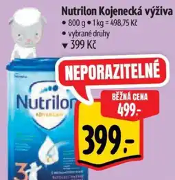 Albert Nutrilon Kojenecká výživa nabídka
