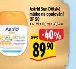 Albert Astrid Sun Dětské mléko na opalování OF 50 nabídka