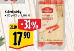 Albert Kuřecí párky nabídka