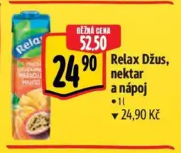 Albert Relax Džus, nektar a nápoj nabídka