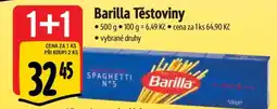 Albert Barilla Těstoviny nabídka