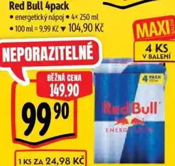 Albert Red Bull 4pack nabídka