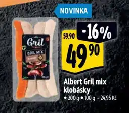 Albert Albert Gril mix klobásky nabídka