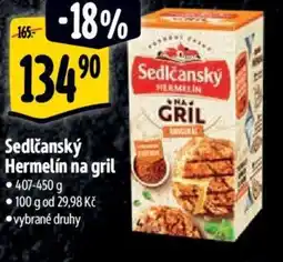 Albert Sedlčanský Hermelín na gril nabídka