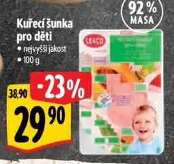 Albert Kuřecí šunka pro děti nabídka