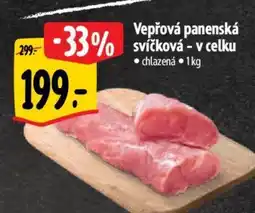 Albert Vepřová panenská svíčková - v celku nabídka