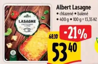 Albert Albert Lasagne nabídka