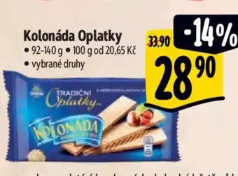 Albert Kolonáda Oplatky nabídka