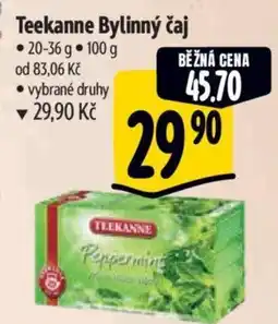 Albert Teekanne Bylinný čaj nabídka
