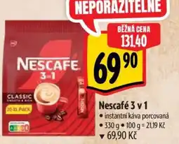 Albert Nescafé 3 v 1 nabídka