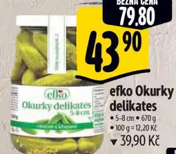 Albert Efko Okurky delikates nabídka
