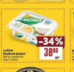 Billa Lučina rodinné balení nabídka
