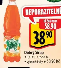Albert Dobrý Sirup nabídka