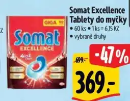 Albert Somat Excellence Tablety do myčky nabídka
