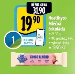 Albert Healthyco Mléčná čokoláda nabídka
