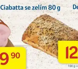 Kubík potraviny Ciabatta se zelím 80 g nabídka